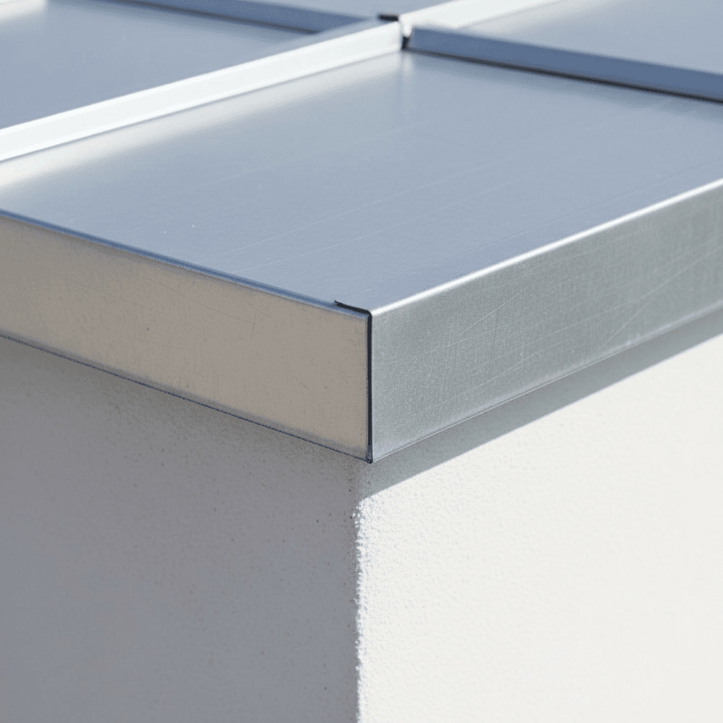 Durable metal roof edge
