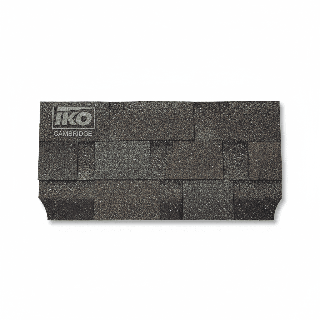 IKO Cambridge shingle sample showing texture