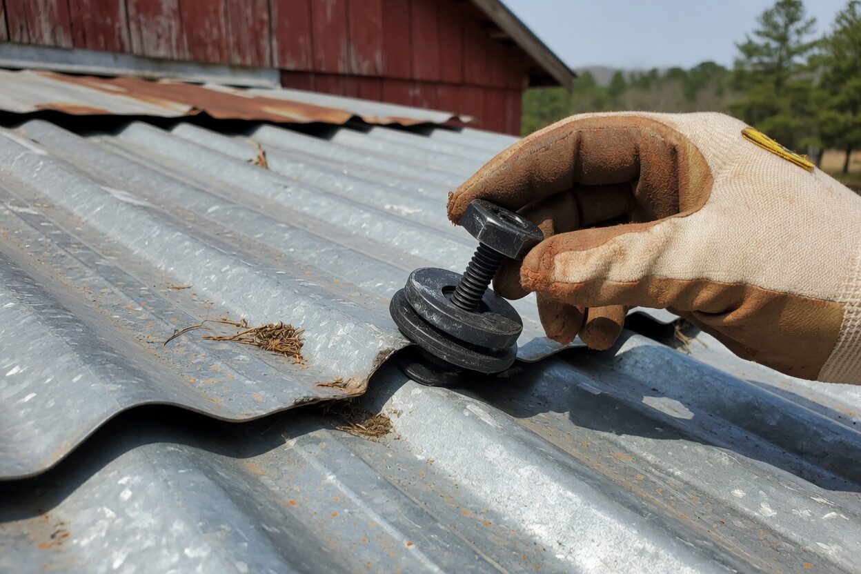Roofing crew pneumatic setup for high-wind nailing zones