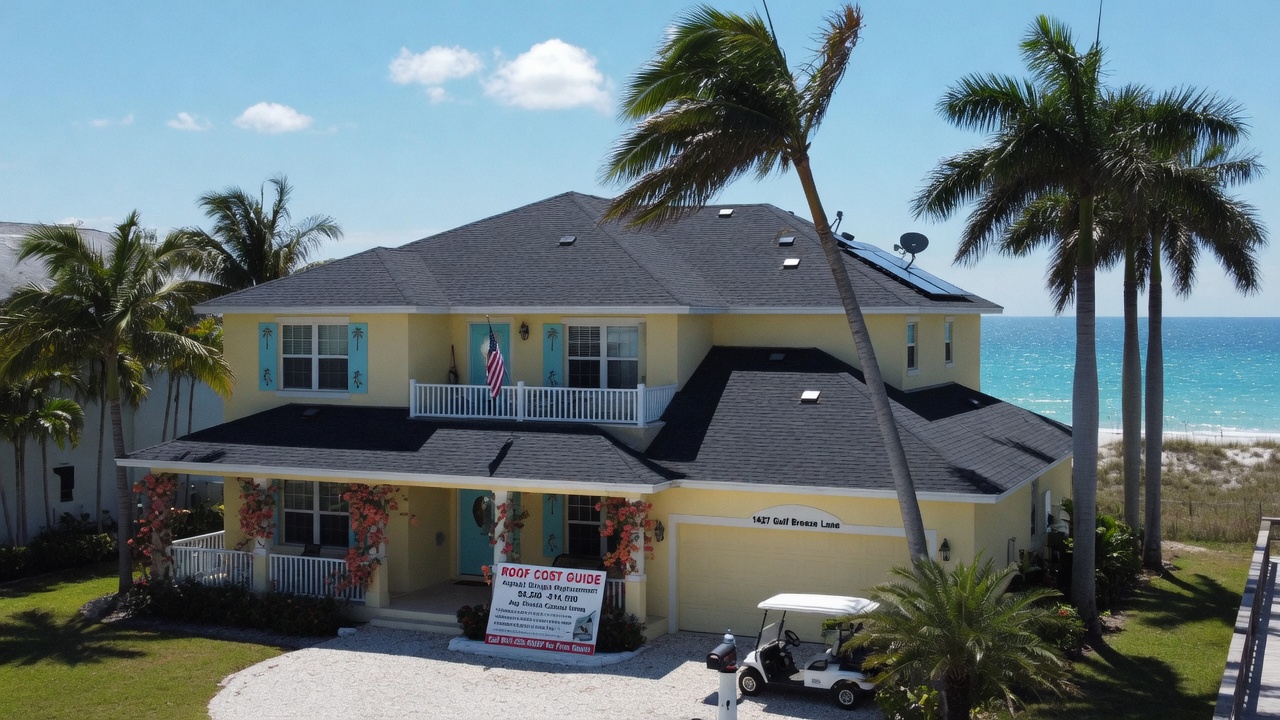 Florida coastal home with asphalt shingles